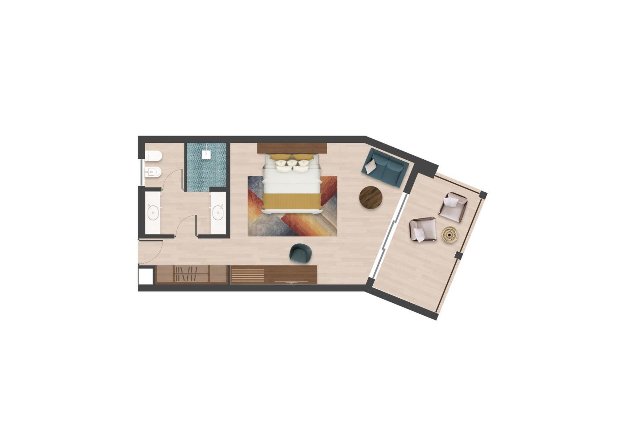 The Mora Zanzibar Hotel Matemwe  Ngoại thất bức ảnh Floorplan of a typical suite